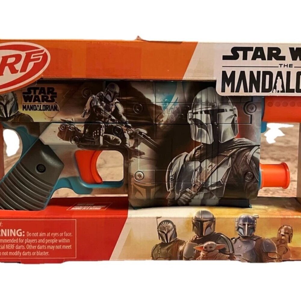NEW Star Wars NERF The Mandalorian Dart Blaster + 12 Elite Darts - Picture 3 of 6